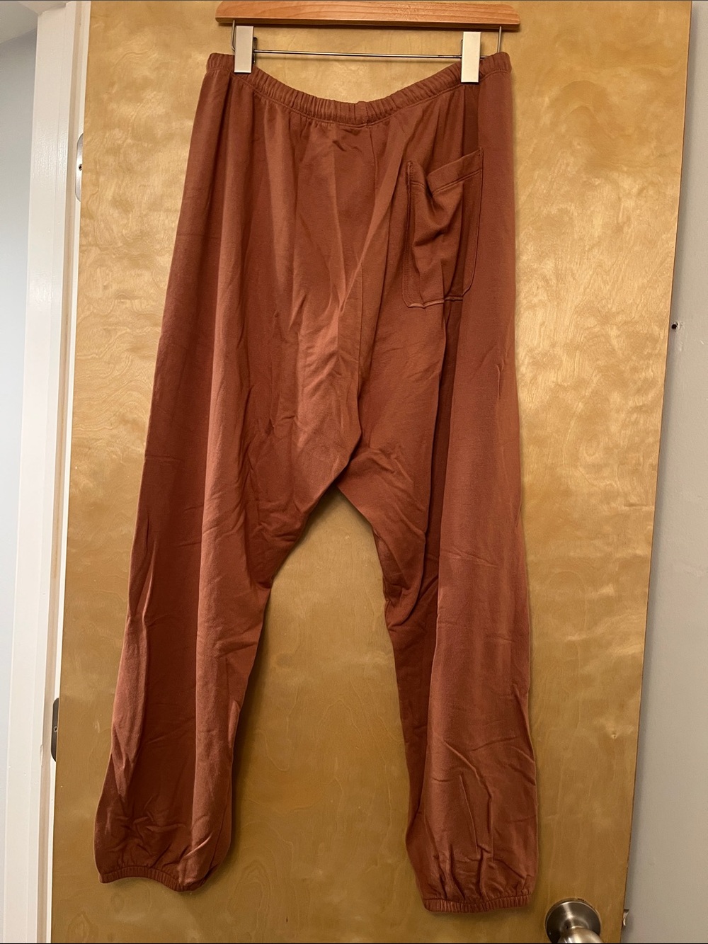 Offline by Aerie Rust Brown Drawstring Jogger Sweats - Picture 3 of 4